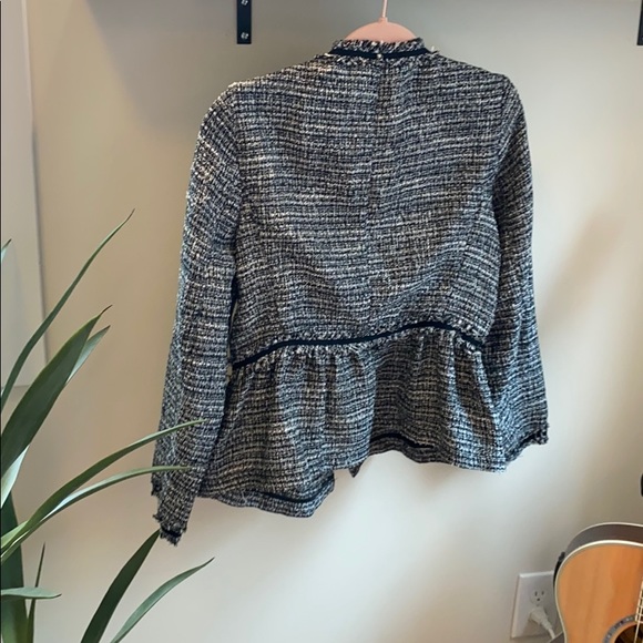 Zara Ruffle Tweed Jacket - Picture 5 of 5